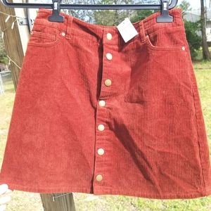 Cato Est. 1946 Brandy Brown Skirt corduroy Mini
